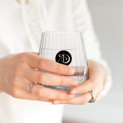 Printed Glasses, Cups & Tumblers - Luigi Bormioli Optica Stemless Low Ball