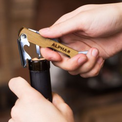 Bottle Openers - Bamboo Wine Waiters Knife