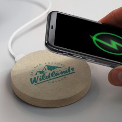 Shopping Tote Bags - Natura Wireless Charger - Round