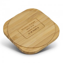 Shopping Tote Bags - Vita Bamboo Wireless Charger - Square