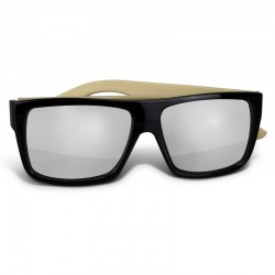 Sunglasses - Maui Mirror Lens Sunglasses - Bamboo
