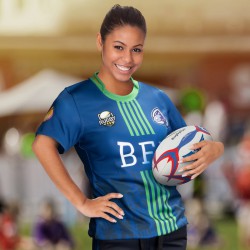 Sport Balls - Custom Womens Rugby T-Shirt