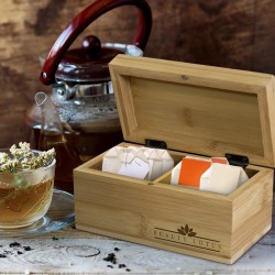 Glassware Gift Sets - Bamboo Tea Box