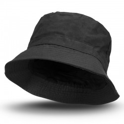 Wide Brim Hats - Oilskin Bucket Hat