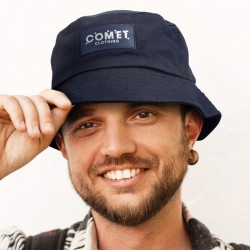 Wide Brim Hats - Bucket Hat with Patch