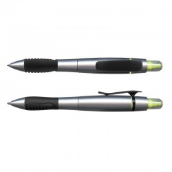 Plastic Promotional Pens - Duo Pen with Highlighter