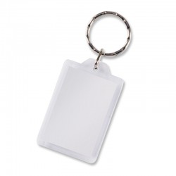 Printed Keyrings - Lens Key Ring - Rectangle
