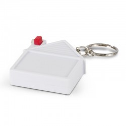 Printed Keyrings - House Tape Measure Key Ring