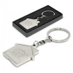 Metal Keyrings - House Metal Key Ring