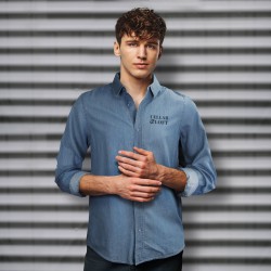 Men's Corporate Shirts - TRENDSWEAR Chester Mens Denim Shirt