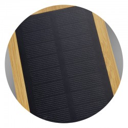 Custom Printed Lanyards - Bamboo Solar Power Bank AUS