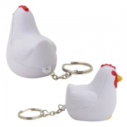 Stress Key Rings - Stress Rooster Key Ring