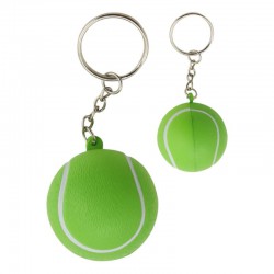 Stress Key Rings - Stress Tennis Ball Key Ring