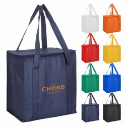 Non Woven Bags - Non Woven Cooler Bag with Zipped Lid