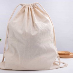 Cotton & Calico Tote Bags - Calico Library Bag - Drawstrings