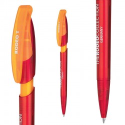 Plastic Promotional Pens - Rodeo Transparent Plastic Pen
