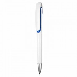 Plastic Promotional Pens - Tahlia White Plastic Pen