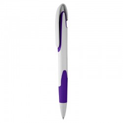Plastic Promotional Pens - Keely White Plastic Pen