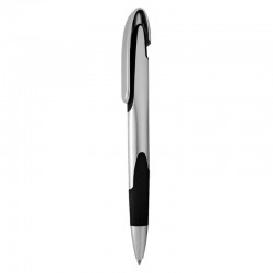 Plastic Promotional Pens - Keely Silver Plastic Pen