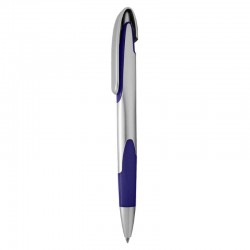Plastic Promotional Pens - Keely Silver Plastic Pen
