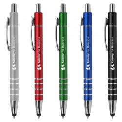 Metal Promotional Pens - Stylus Euro - Metal Pen