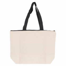 Cotton & Calico Tote Bags - Calico Zip Shopper