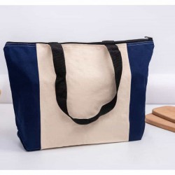 Cotton & Calico Tote Bags - Calico Zip Shopper