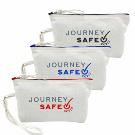 Toiletry Bags - Canvas Cosmetic Bag