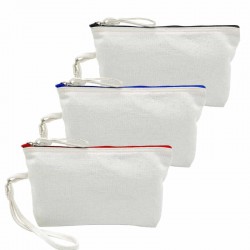 Toiletry Bags - Canvas Cosmetic Bag
