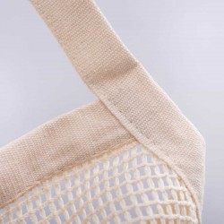 Cotton & Calico Tote Bags - Jamaica Mesh Calico Tote Bag