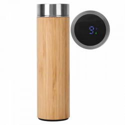 Drink Bottles - Metal - Duke Smart Bamboo Drink Bottle 500ml