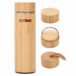 Drink Bottles - Metal - Burra Bamboo Drink Bottle 450ml