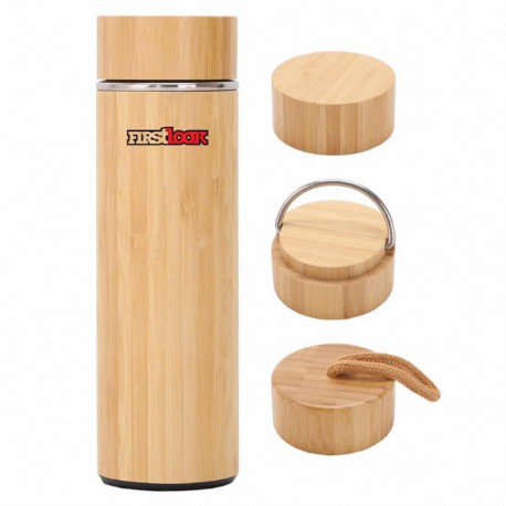 Drink Bottles - Metal - Burra Bamboo Drink Bottle 450ml
