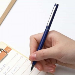Metal Promotional Pens - Berlino Metal Silver Metal Pen