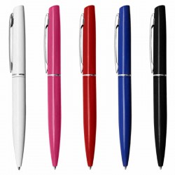 Metal Promotional Pens - Metro Ring Metal Pen