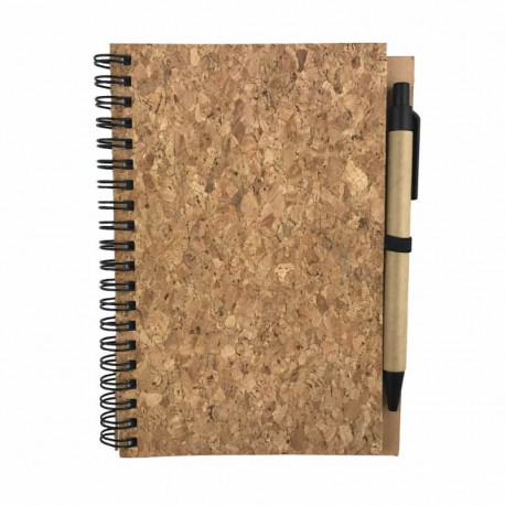 Promotional Journals & Noteboooks - Fatino Cork Notebook B6