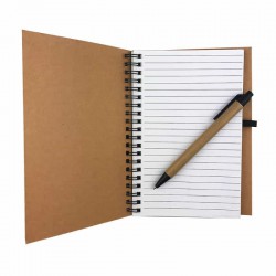 Promotional Journals & Noteboooks - Fatino Cork Notebook B6