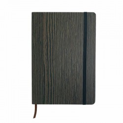 Promotional Journals & Noteboooks - Wood Look Notebook A5
