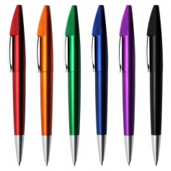 Plastic Promotional Pens - Shark Metallic Plastic Pen
