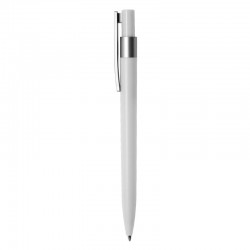 Plastic Promotional Pens - Torino Silver Plastic Pen