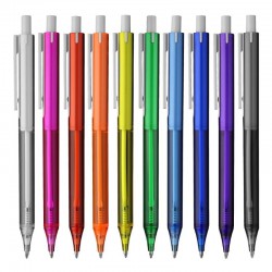 Plastic Promotional Pens - York Trans Plastic Pen