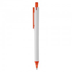 Plastic Promotional Pens - York White Plastic Pen