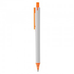 Plastic Promotional Pens - York White Plastic Pen