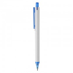 Plastic Promotional Pens - York White Plastic Pen