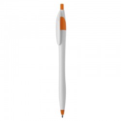 Plastic Promotional Pens - Oracle White Plastic Pen