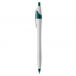 Plastic Promotional Pens - Oracle White Plastic Pen