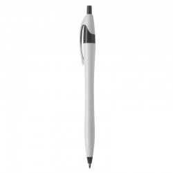 Plastic Promotional Pens - Oracle White Plastic Pen