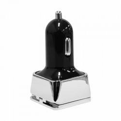Phone & Tablet Chargers - Dual Square Metal Car Charger