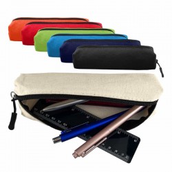 Pencil Cases - Canvas Tube Pencil Case
