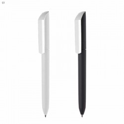 Plastic Promotional Pens - Flow F2 P-GOM K Plastic Pen